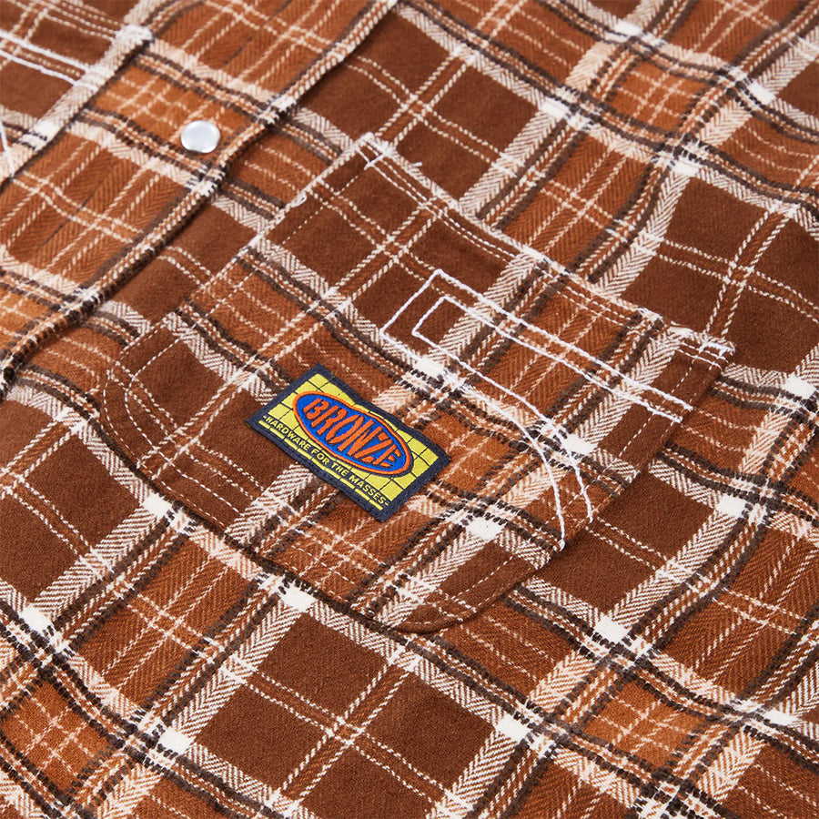 56 Flannel - Brown