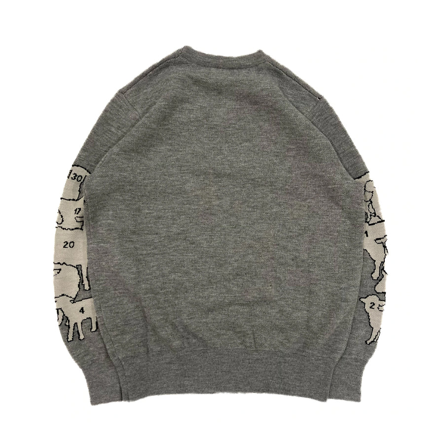 Counting Sheep Sweater - Grey
