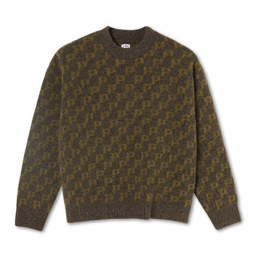 Polar Knit Sweater - Army Green