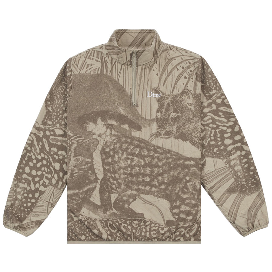 Safari Polar Zip Fleece - Tan