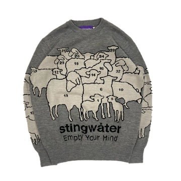 Counting Sheep Sweater - Grey