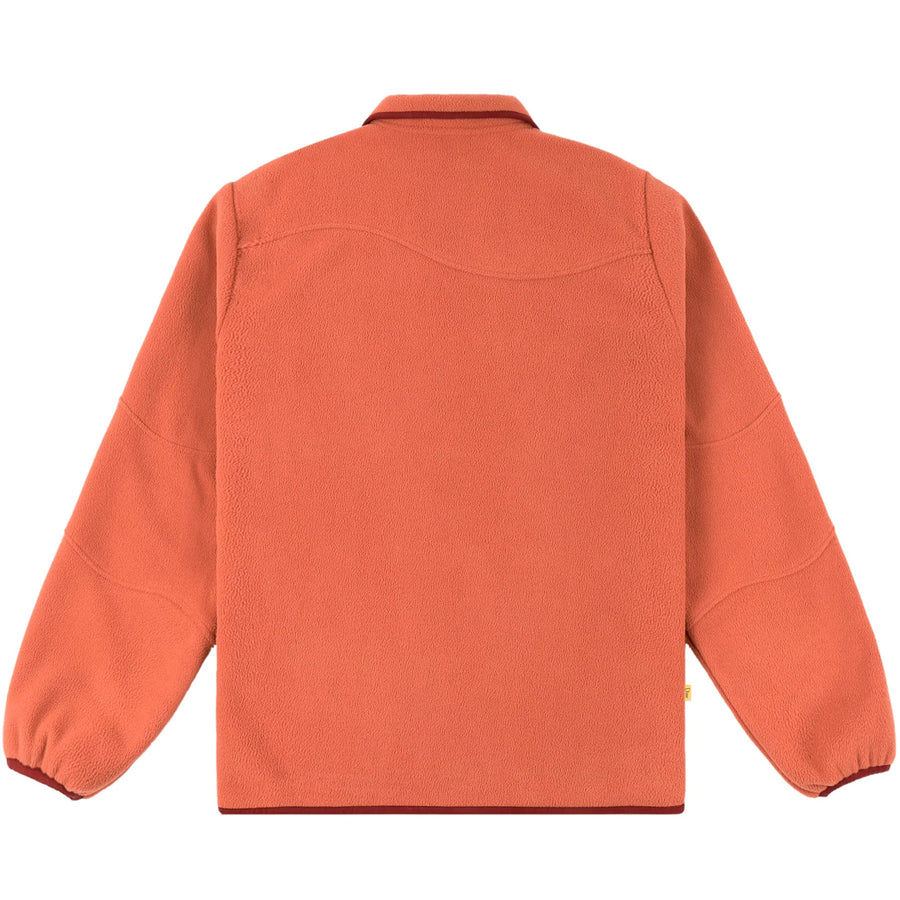 Crest Fleece Shirt - Sienna Red