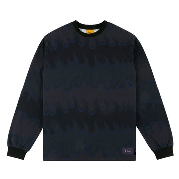 Space Flame L/S Shirt - Black