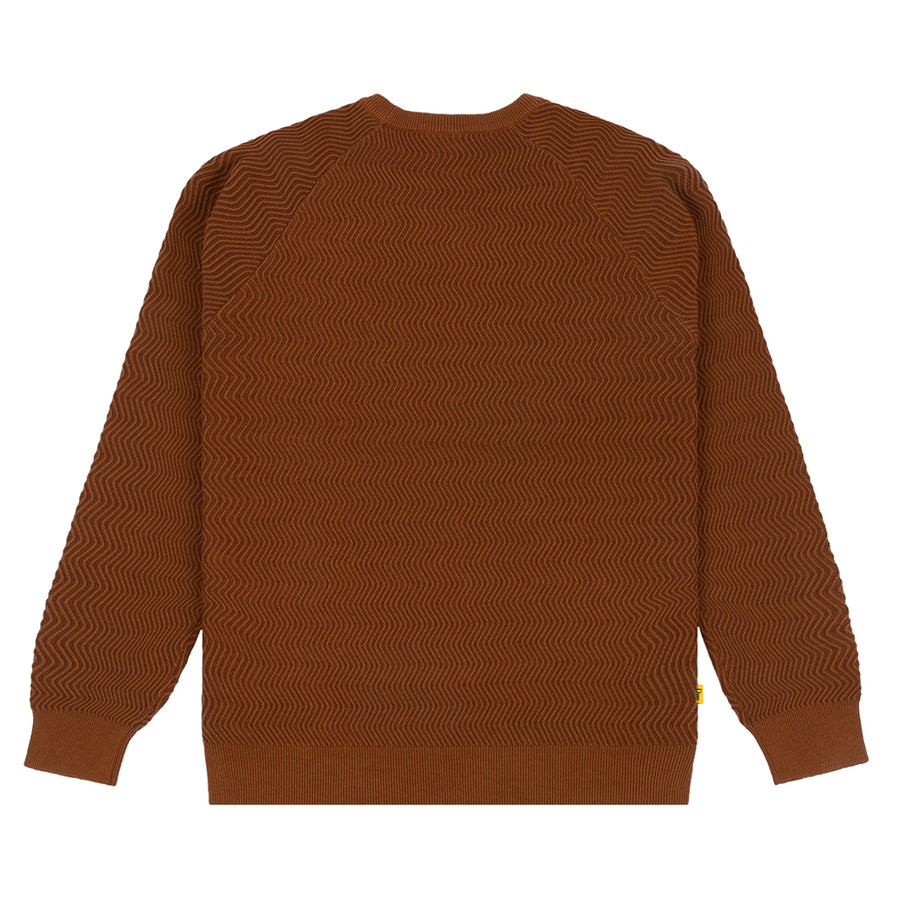 Wave Cable Knit - Raw Sienna