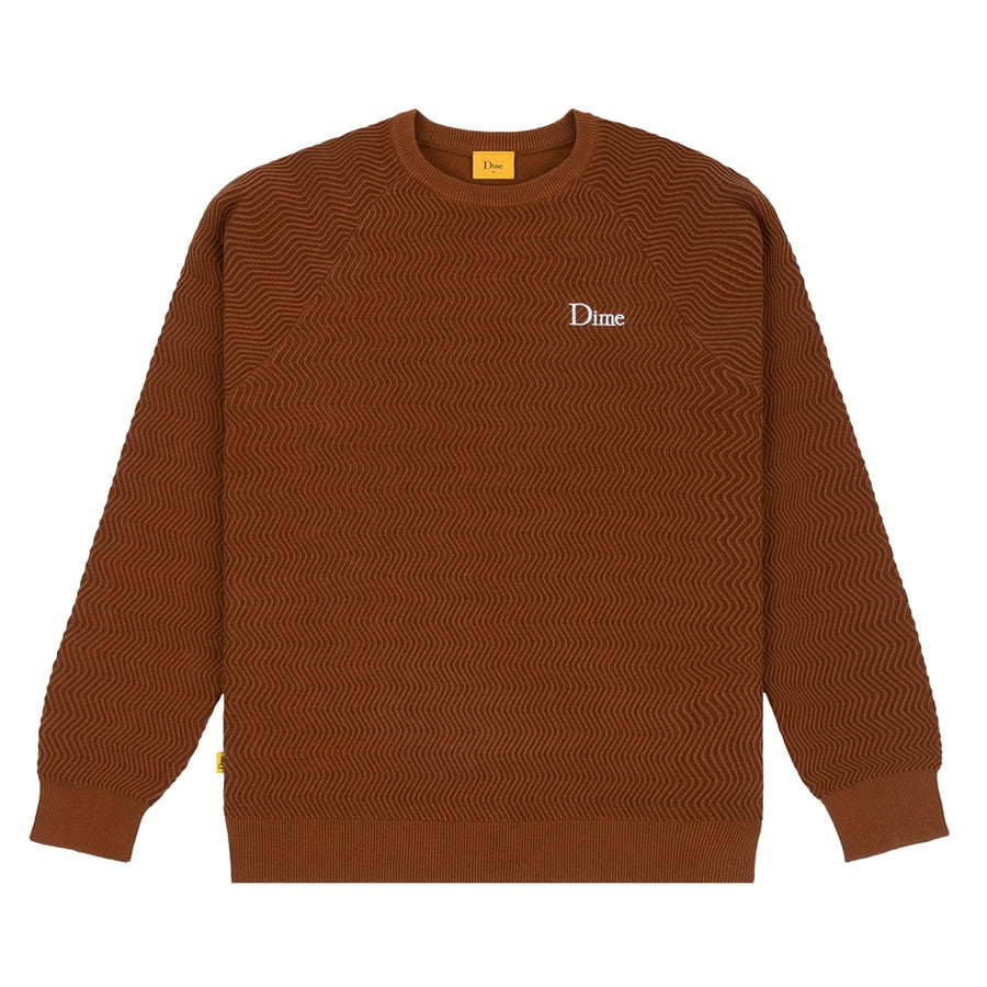 Wave Cable Knit - Raw Sienna