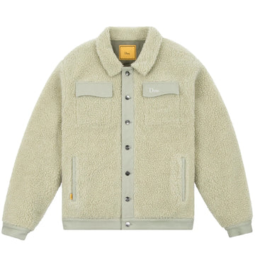 Sherpa Denim Jacket - Mist Green