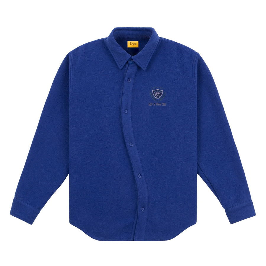 Crest Wool Shirt - Blue