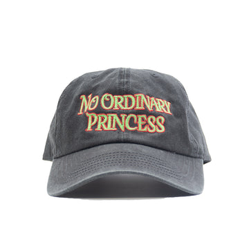 Princess Strapback Dad Hat - Black