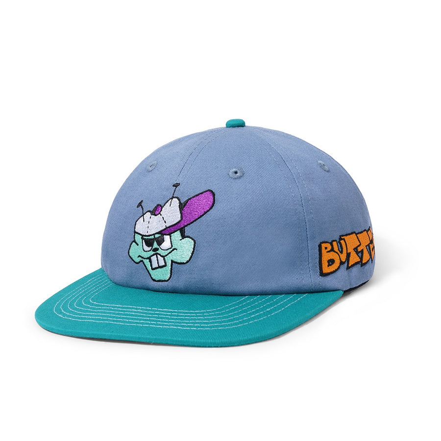 Bug Out 6 Panel Cap - Lake Blue/Teal