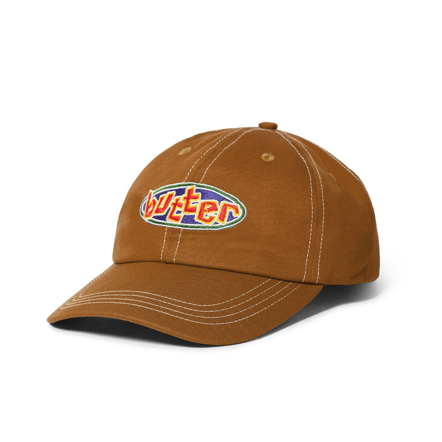 Scattered 6 Panel Cap - Oak Brown