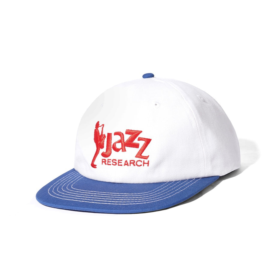 Jazz Research 6 Panel Cap - White/Royal