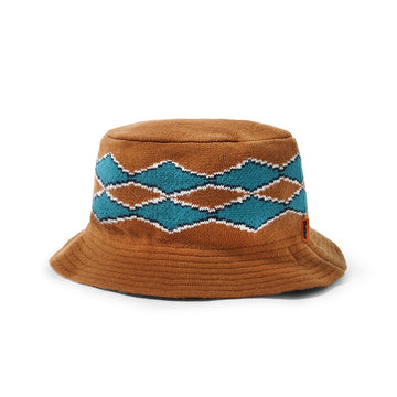 Diamond Knit Bucket Hat - Nutmeg