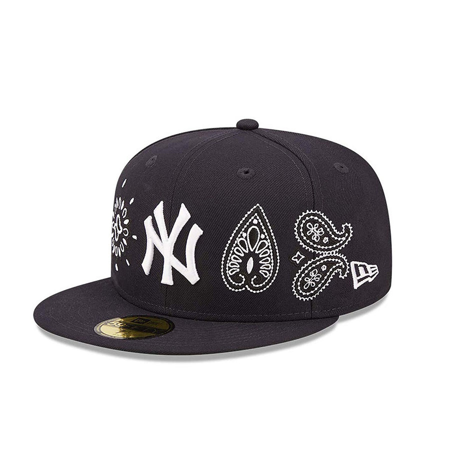 New York Yankees Paisley 59FIFTY - Navy