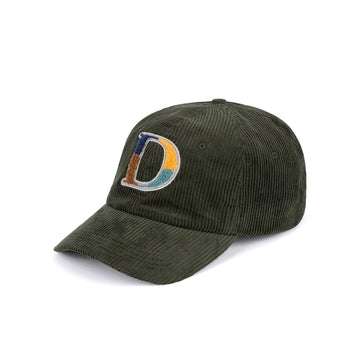D Chenille Corduroy Cap - Deep Forest