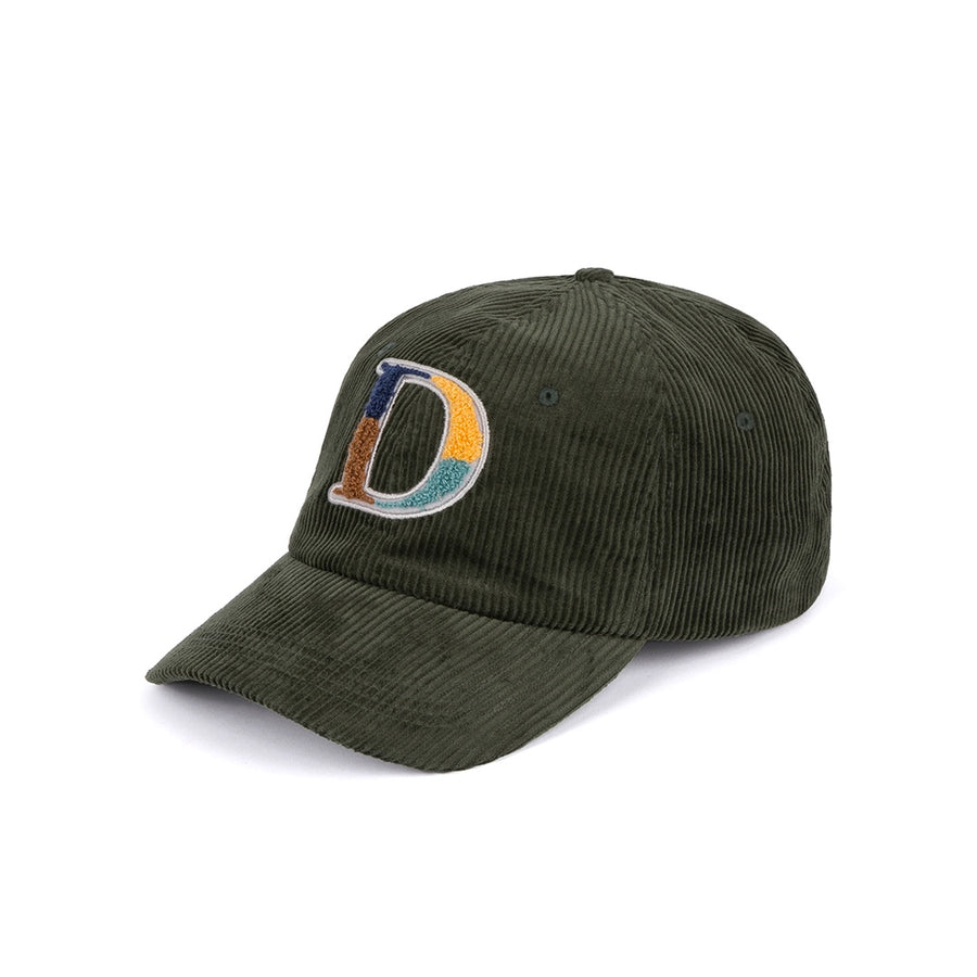 D Chenille Corduroy Cap - Deep Forest