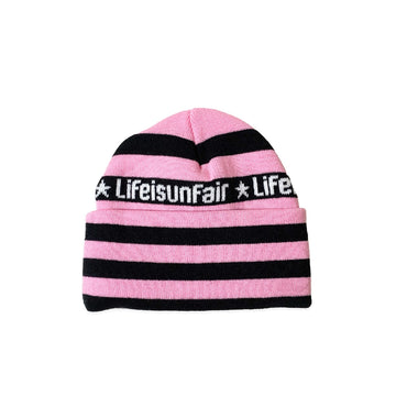 Not OK Beanie - Pink/Black