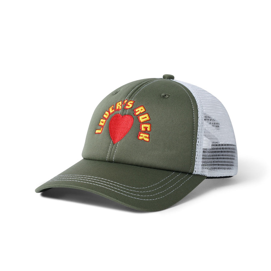 Lovers Rock Trucker Cap - Fir/White