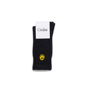 Mini Smiler Socks - Off Black 22