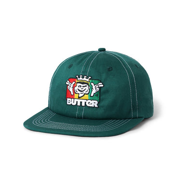 King 6 Panel Cap - Forest Green