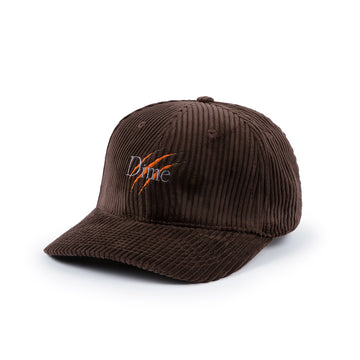 Dino Corduroy Cap - Dark Brown