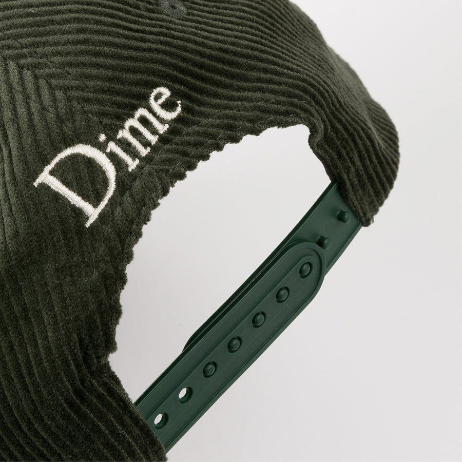 D Chenille Corduroy Cap - Deep Forest