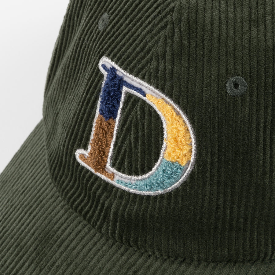 D Chenille Corduroy Cap - Deep Forest