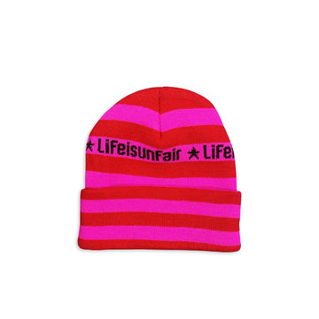 Not OK Beanie - Red/Pink