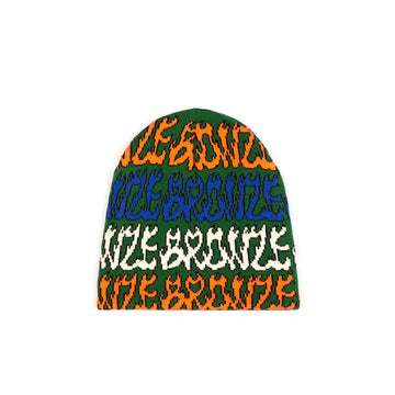 Flame Beanie -  Green