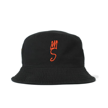 S Crown Hat - Black