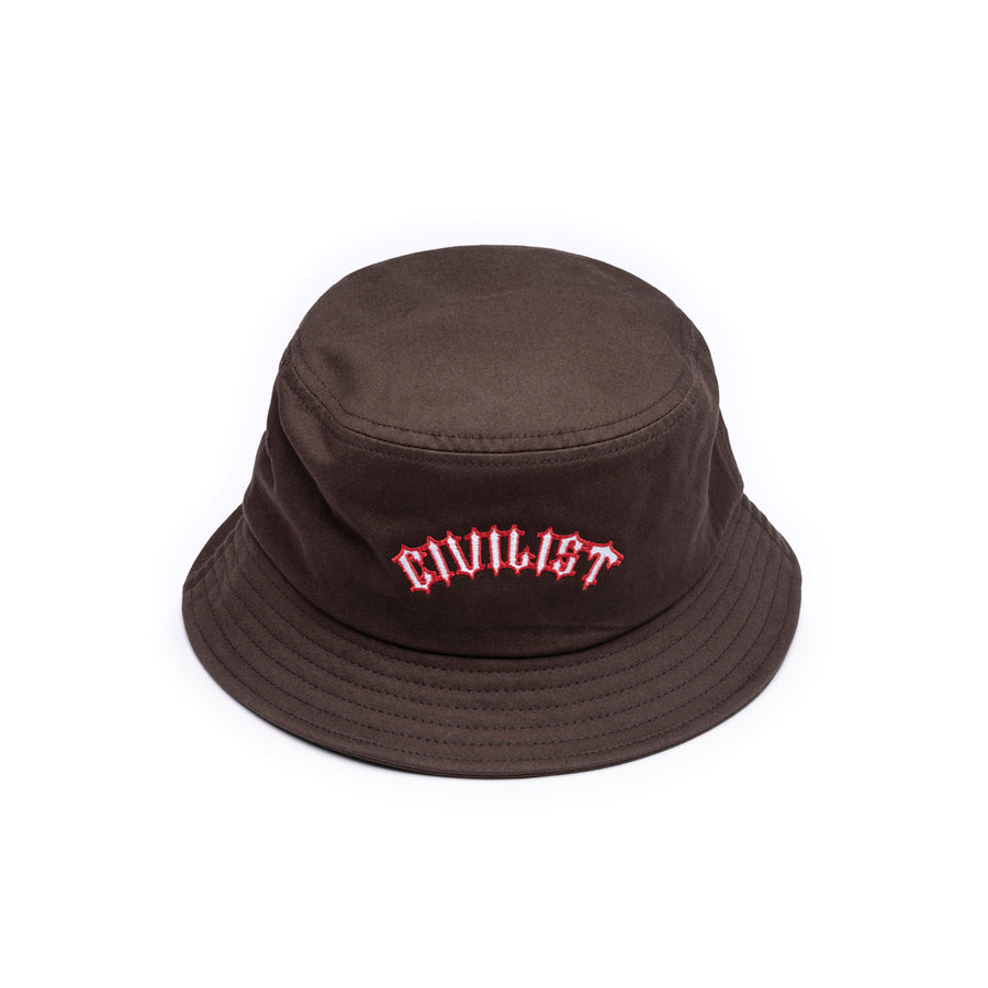 Spike Bucket Hat - Brown