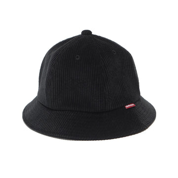 Corduroy Bell Hat - Black