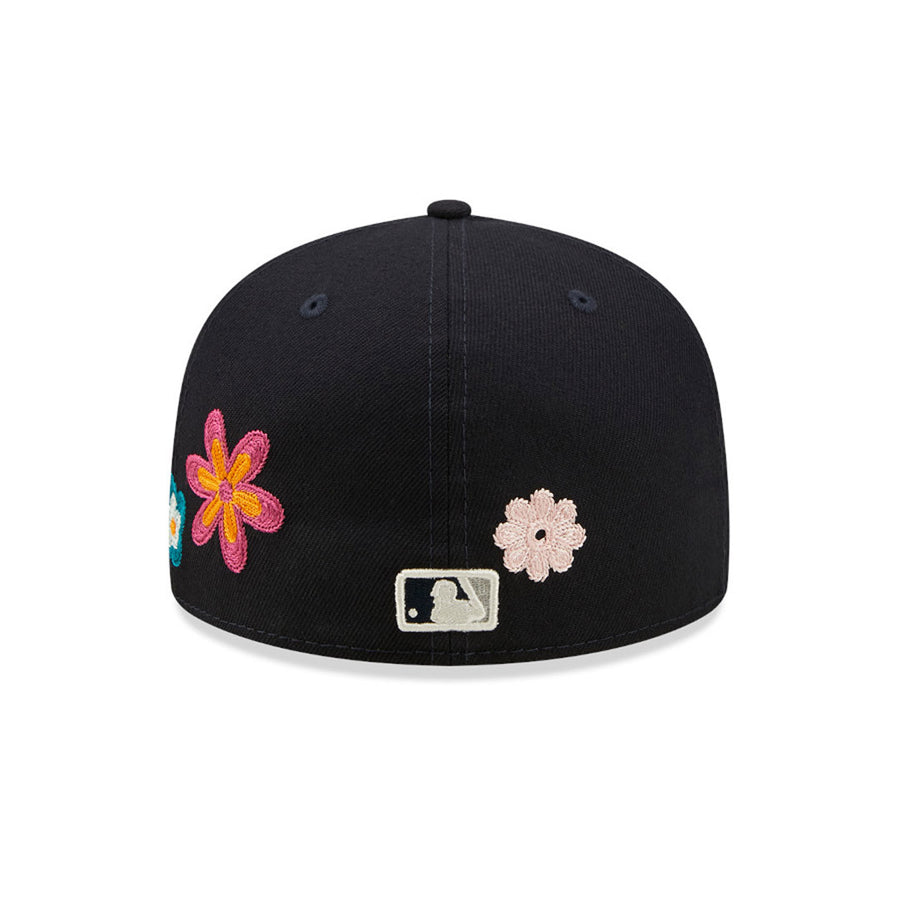 New York Yankees MLB Flower Patch Navy 59FIFTY Fitted Cap