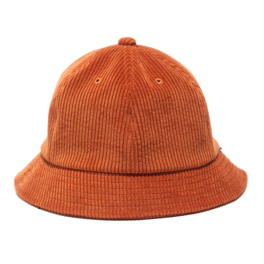 Corduroy Bell Hat - Rust Orange