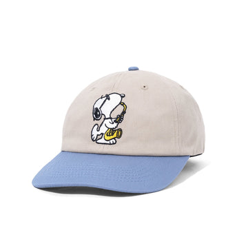 Peanuts Jazz 6 Panel Cap - Khaki/Blue