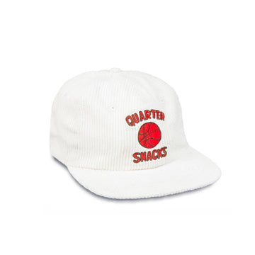 Ball is Life Cord Cap - White