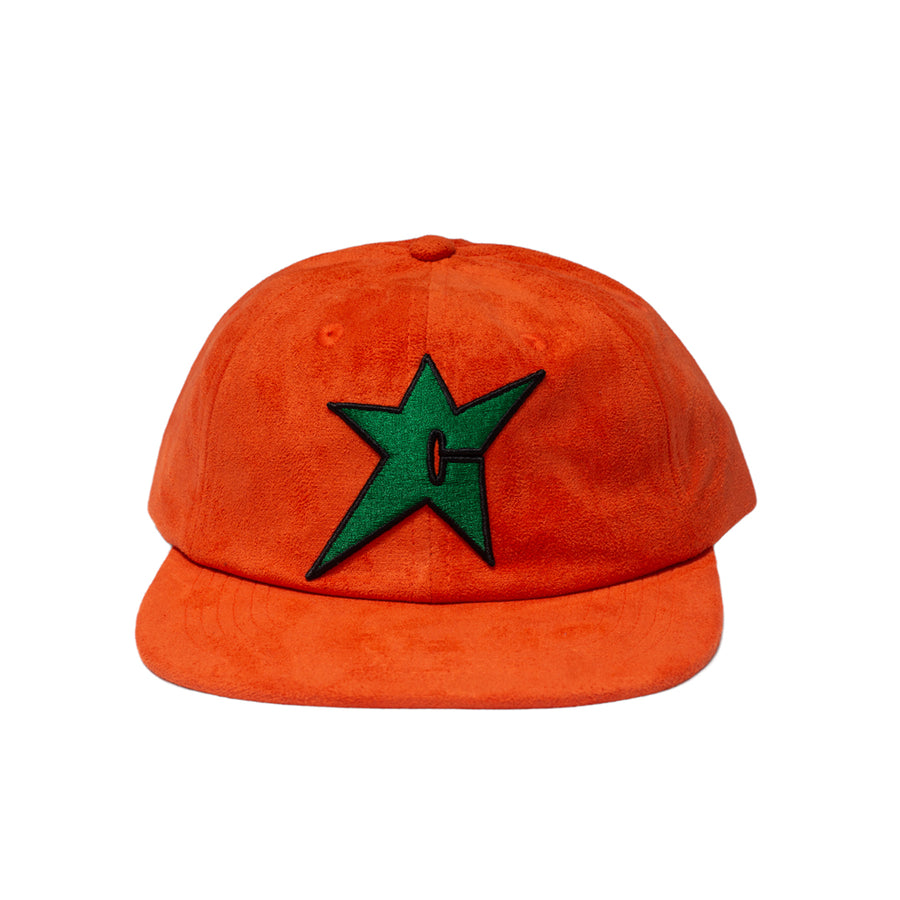 C- Star Suede Cap - Orange