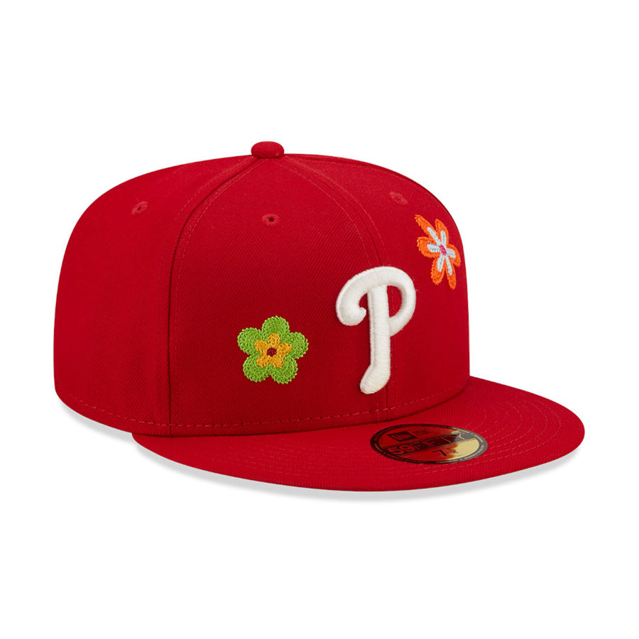 Philadelphia Phillies MLB Flower Red 59FIFTY Fitted Cap