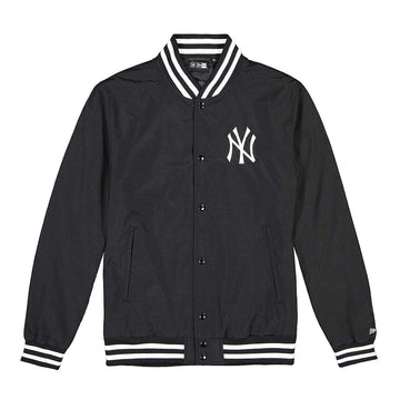 New York Yankees Team Logo Bomber Jacket - Black