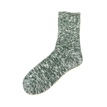 Slub Ripple Socks - Olive