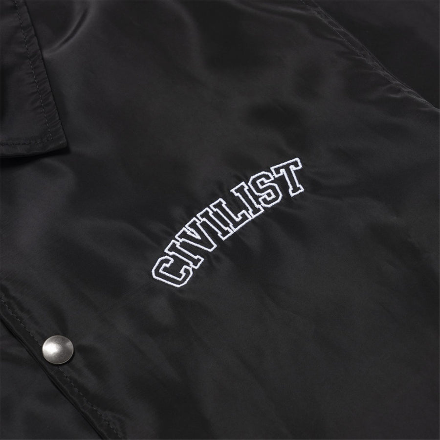 Civilist Coaches Jacket - Black
