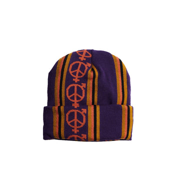 Vert Striped Beanie - Purple