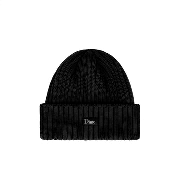 Rib Beanie - Black