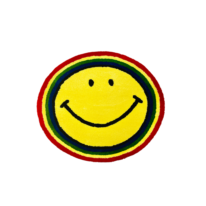 Smile Rainbow Rug Mat