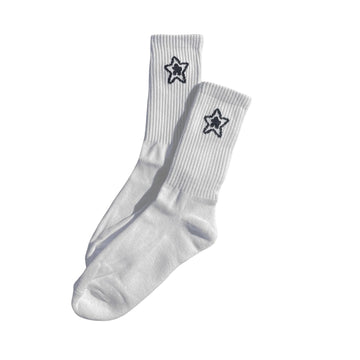 Star Socks - White