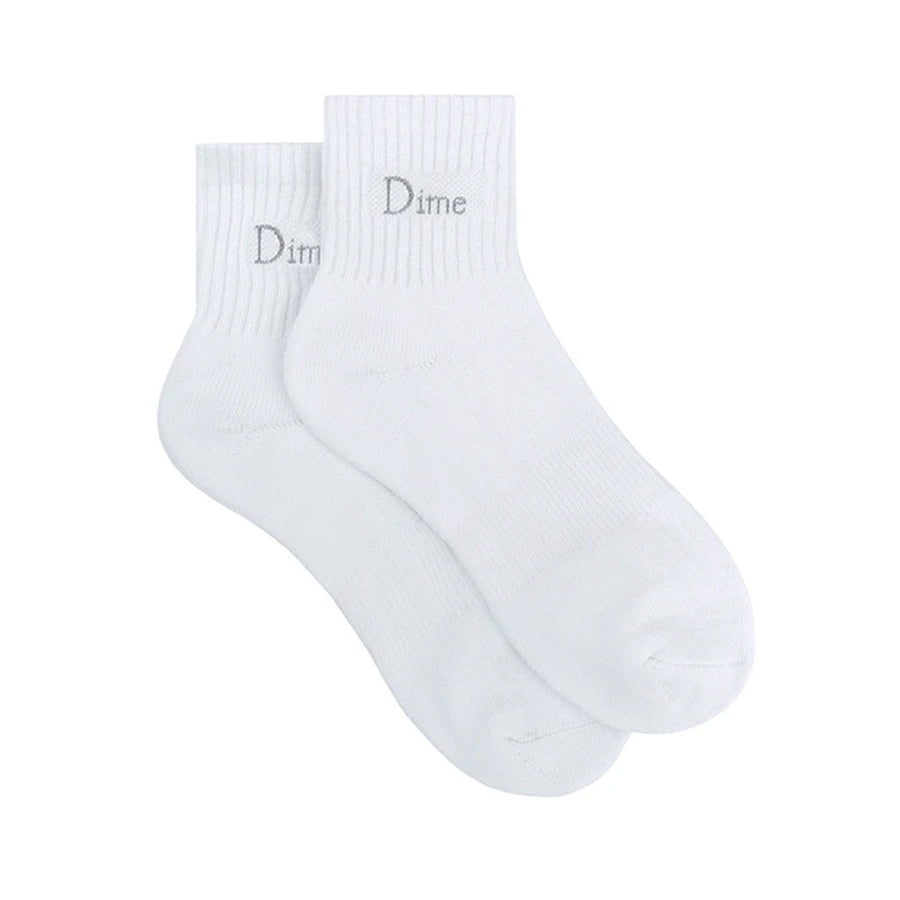 Dime Socks - White