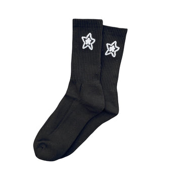 Star Socks - Black