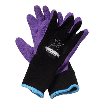Work Gloves 3 Pack - Black/Purple