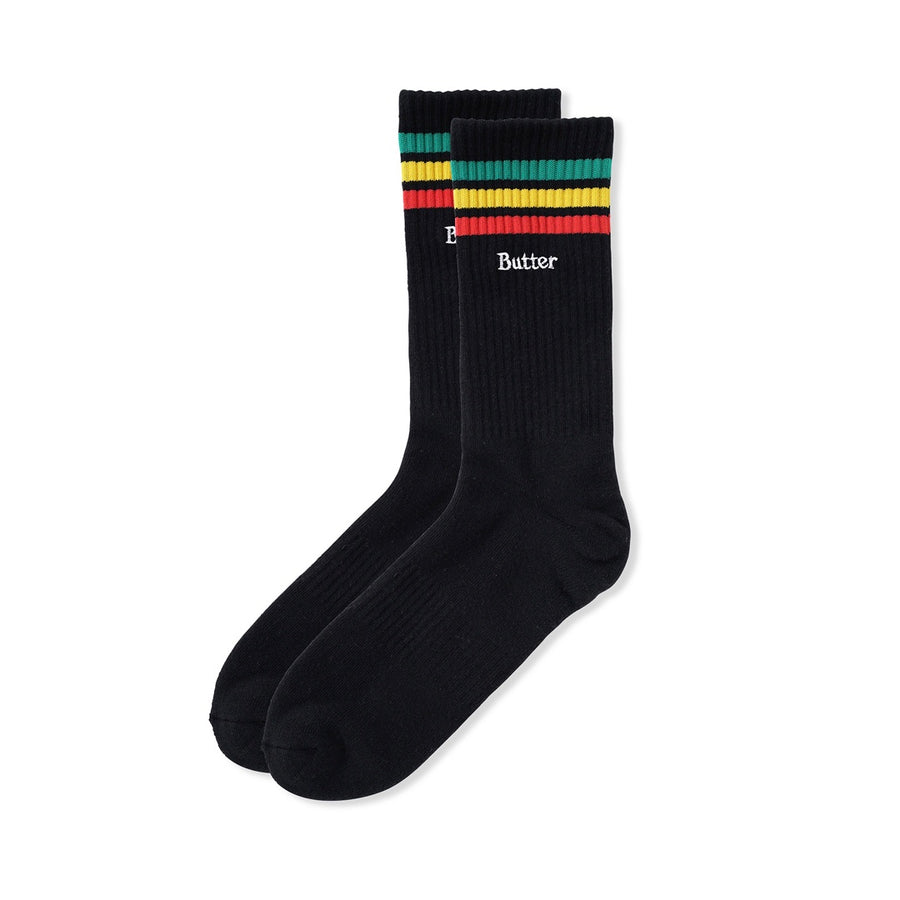 Stripe Socks - Black