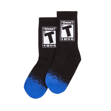Teenage Crew Socks - Black / Blue