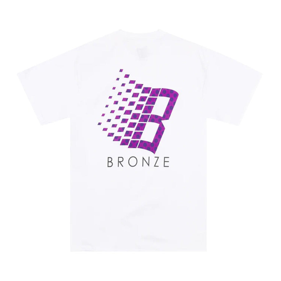 Polka Dot Logo Tee - White